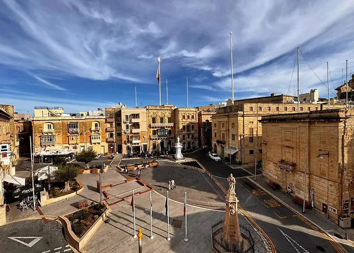 Hébergement de vacances Square Townhouse, Rooftop & 3 Bathrooms Il-Birgu